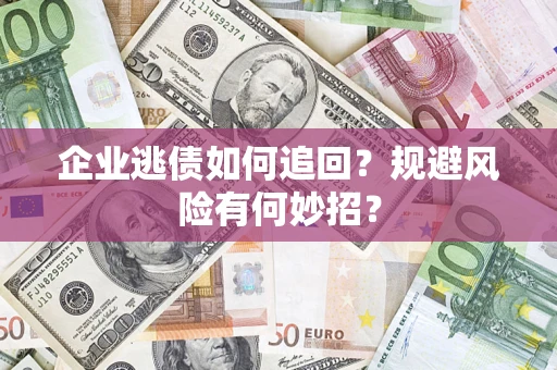 武汉企业逃债如何追回？规避风险有何妙招？
