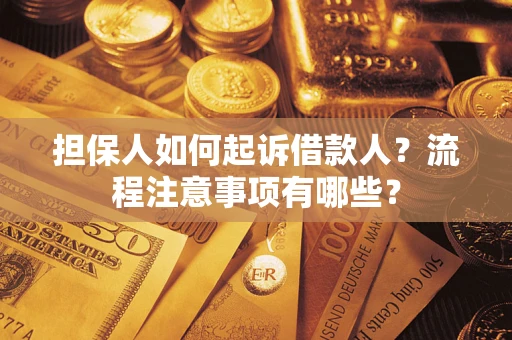 武汉担保人如何起诉借款人？流程注意事项有哪些？